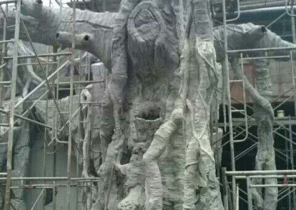 假樹水泥雕塑